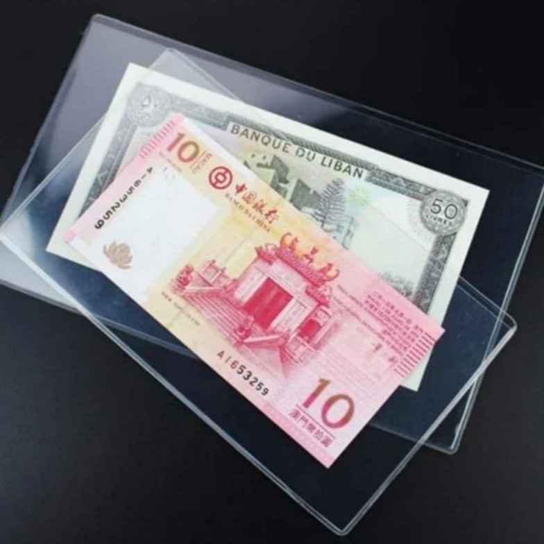 

Plastik mika pelindung uang kertas perangko 16 8 mm a Z5S4