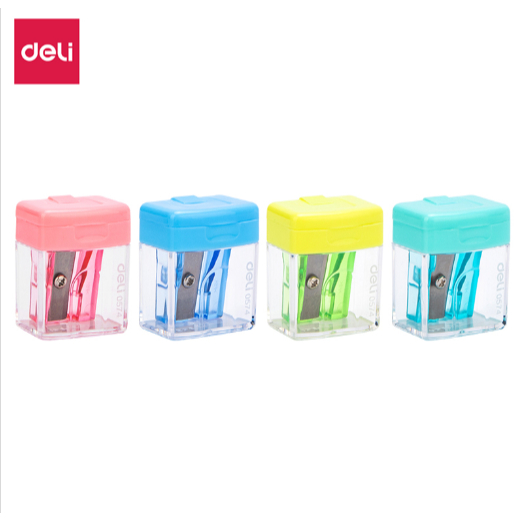 

Deli Rautan Pensil 1 lubang 7mm dengan posisi mata pisau yang tepat menghindari ujung pensil E0574