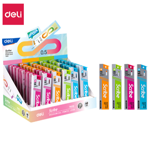 

Mechanical Pencil Leads 0.5mm, 2B, 60mm E7003