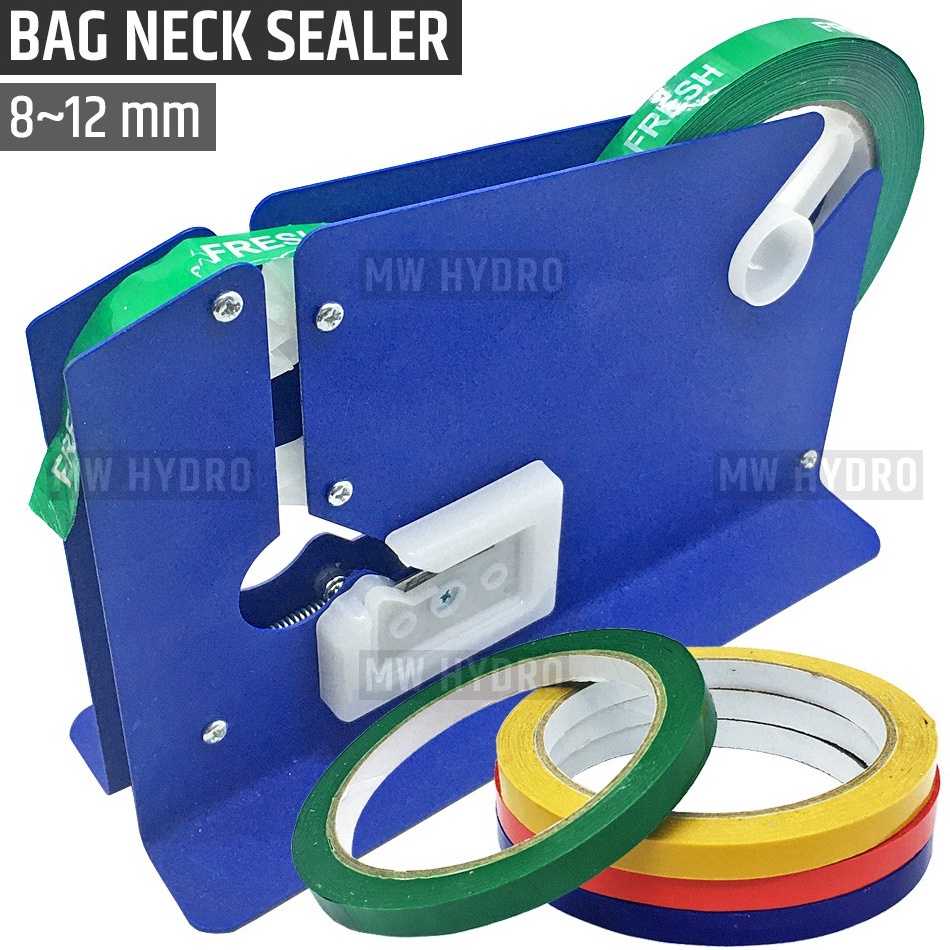 

Bag Neck Sealer Alat Ikat Plastik Buah Dispenser Selotip Lakban k D6S2