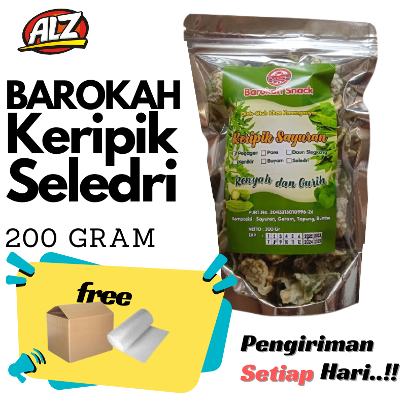 

KERIPIK SELEDRI / KERIPIK SAYUR 200 GRAM