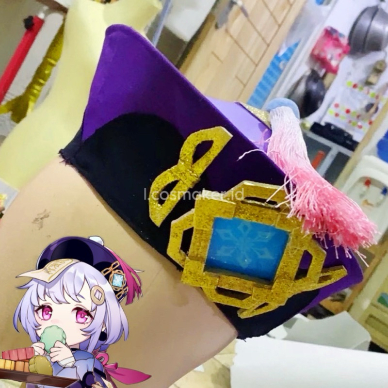 Topi Qiqi Genshin Impact Cosplay
