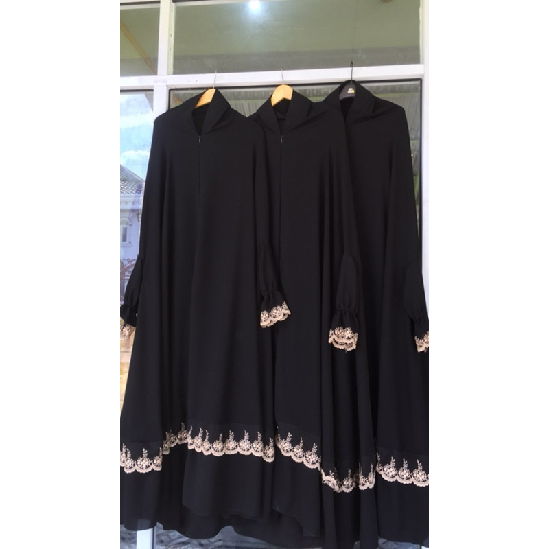 OVERHEAD KHIMAR FLOOR JETBLACK PREMIUM🫶