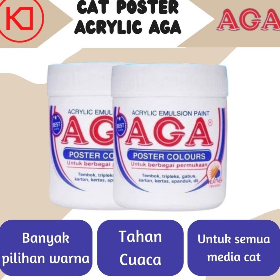 

Cat Aga Poster Acrylic Akrilik Water Based 25cc f P8K6