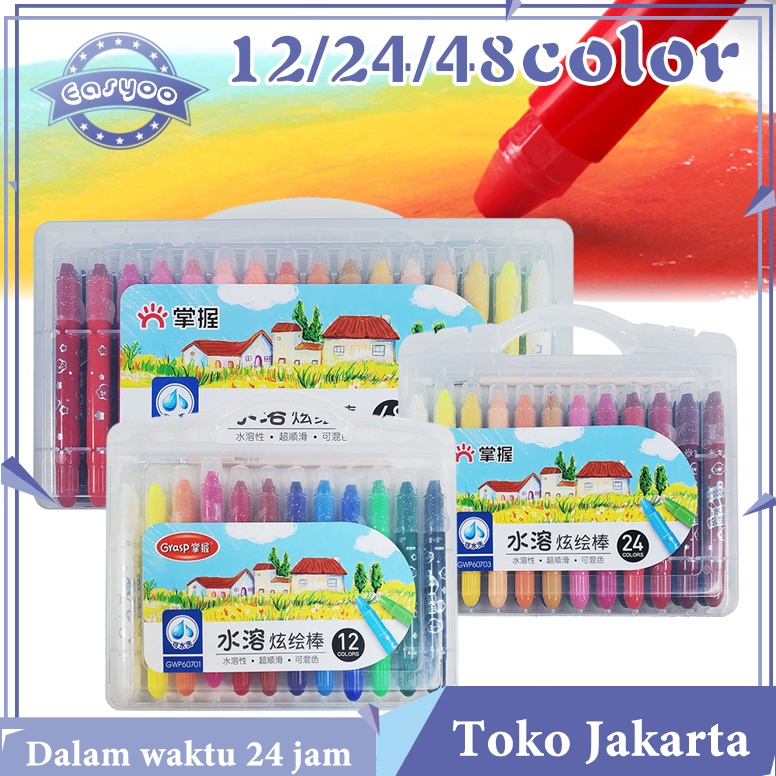 

Crayon Grasp Stick Besar Isi 48 Warna Original Krayon Juara Lomba Peralatan Menggambar q D7A3