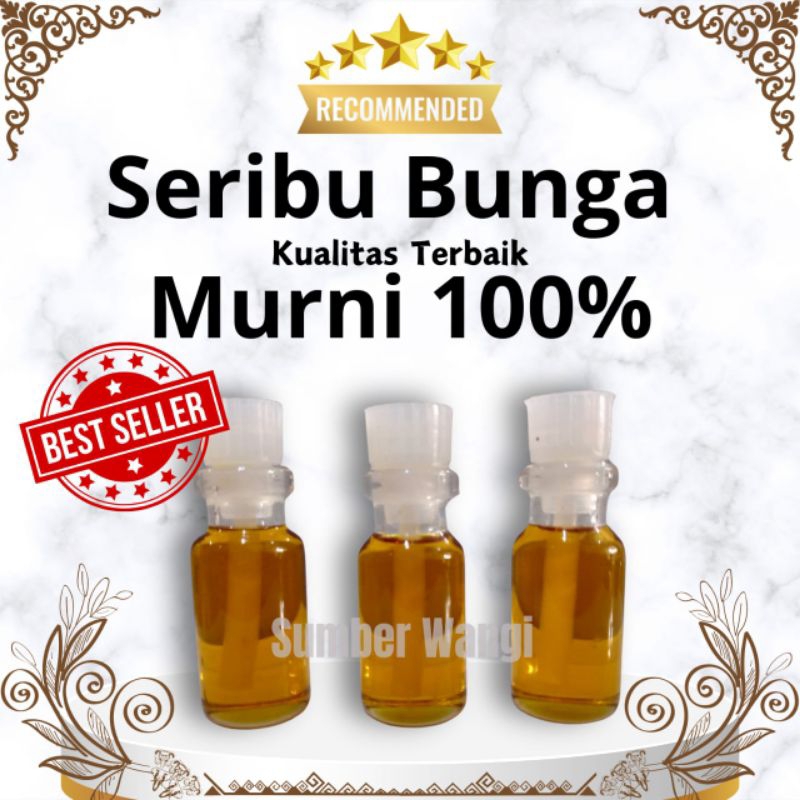 Minyak Wangi Seribu Bunga Asli Ori Murni Seribu Bunga ORIGINAL Seribu Bunga Murni 100% Terbaik