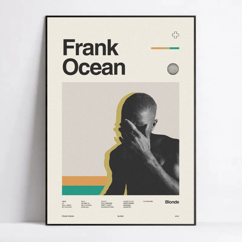 Frank Ocean - Blonde Poster | Poster Frank Ocean