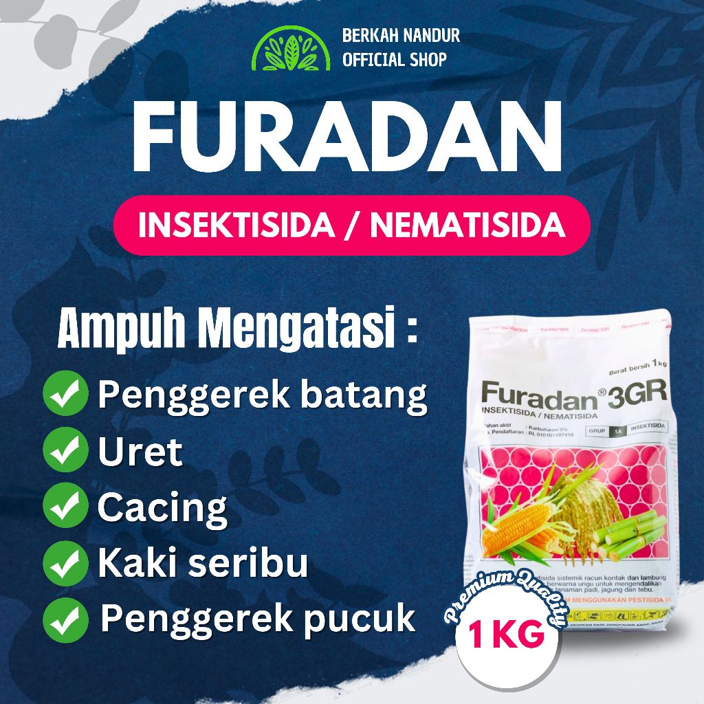 Insektisida Furadan 1kg Nematisida Furadan 1 kg