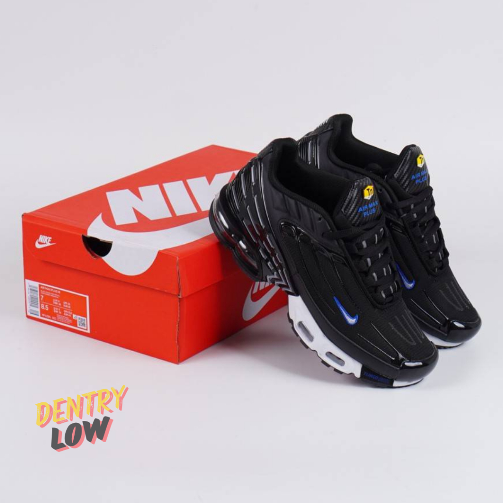 Sepatu Nike Airmax Plus 3 Royal Silver BNIB