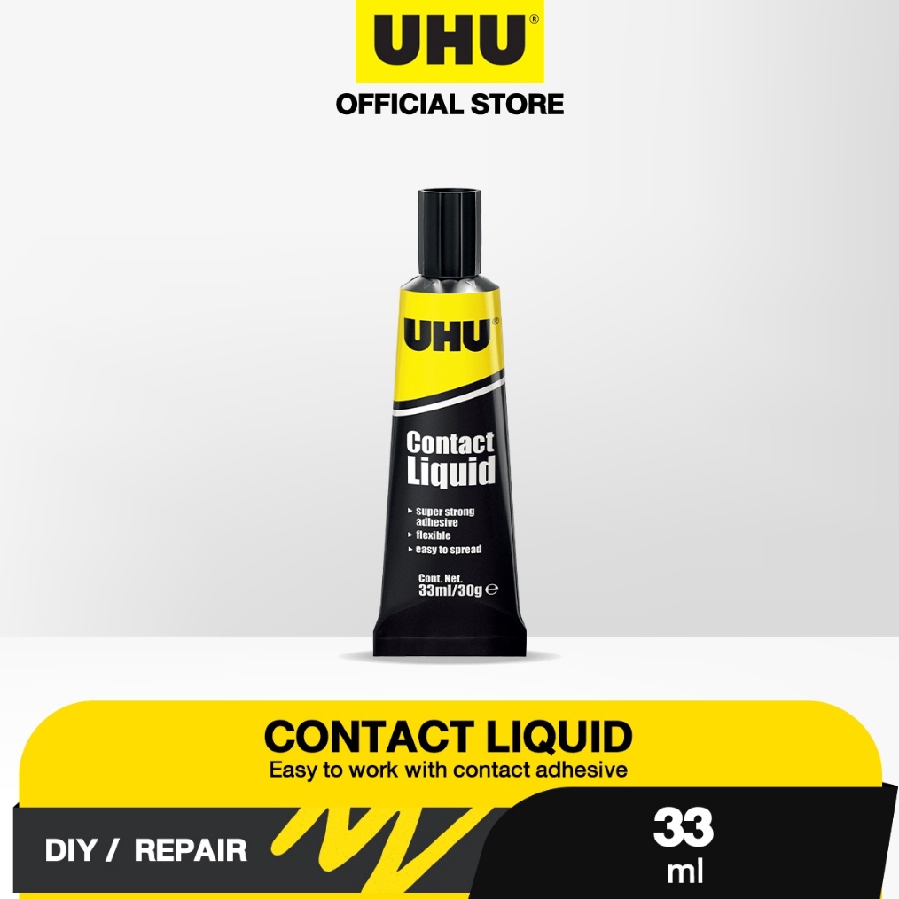 

Lem Sepatu UHU Household Contact Liquid 33 ml Blister y F7X7