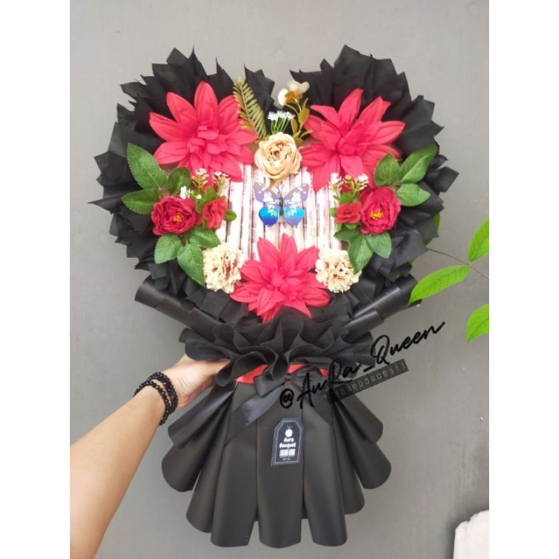 Buket Bunga - Rangka Buket / Buket kosongan / Buket wisuda / Buket uang - Buket bunga / Buket snack 