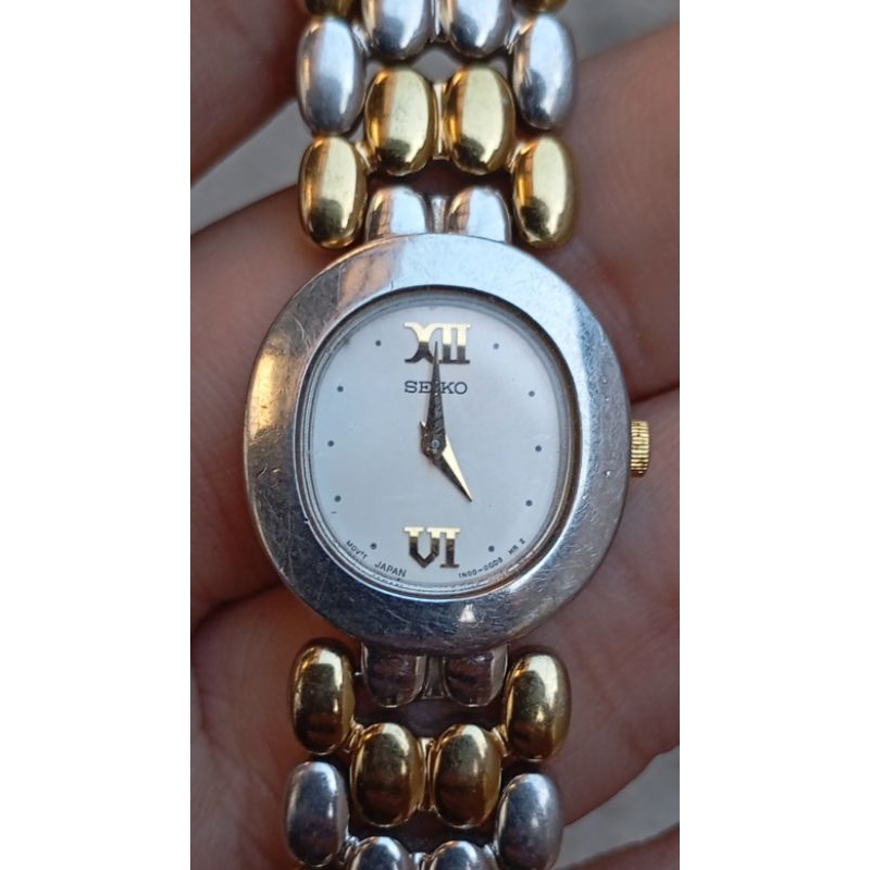 jam tangan seiko quartz preloved cewek second bekas original