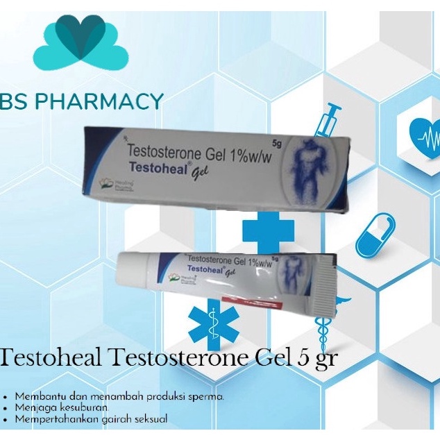 

KODE G62S Testoheal Testosterone Gel 5 gr