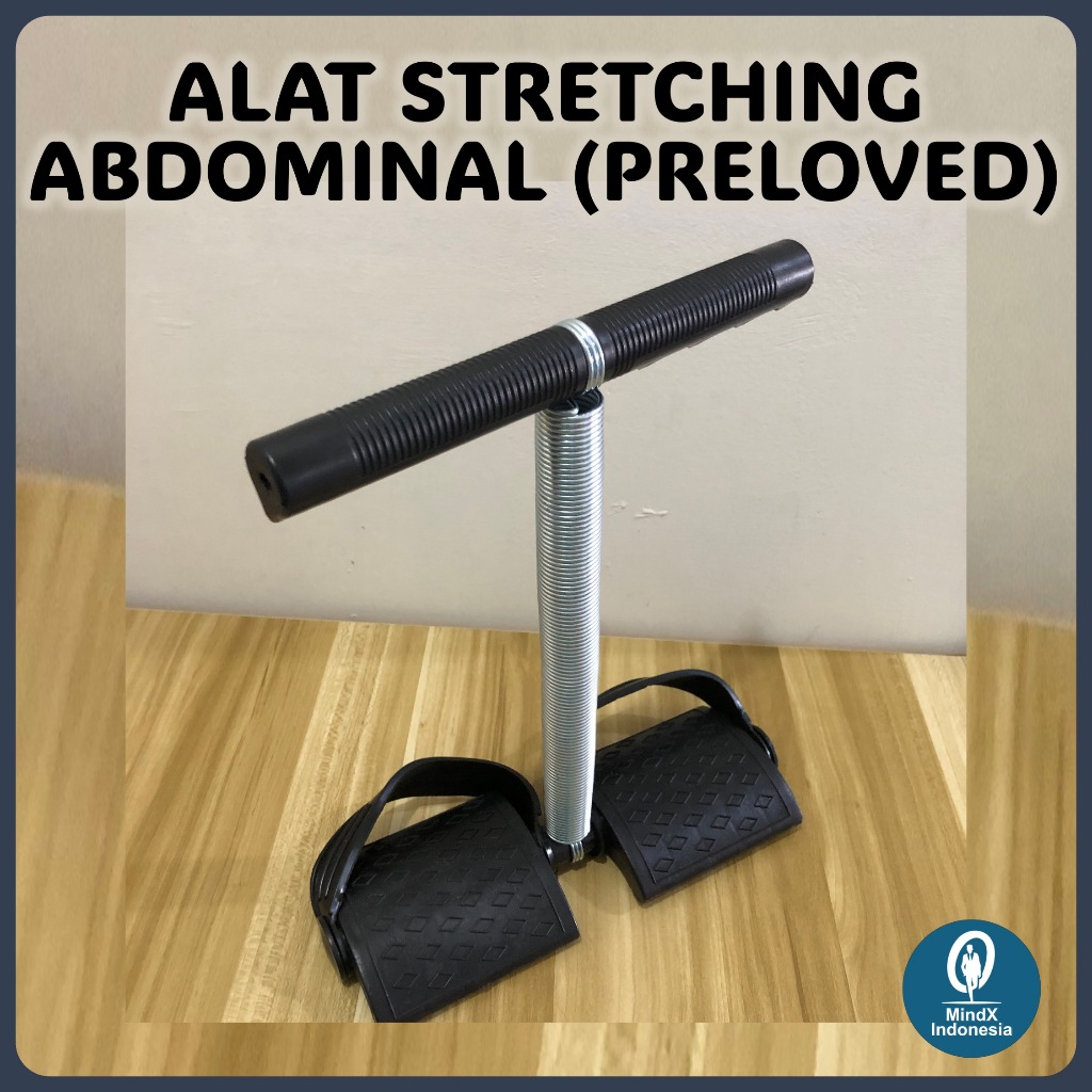 Alat Stretching Elastic Pull Rope Resistance Band Sit up Equipment Abdominal (preloved/second/bekas)