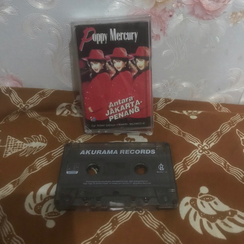 Kaset Pita Poppy Mercury album antara jakarta dan penang