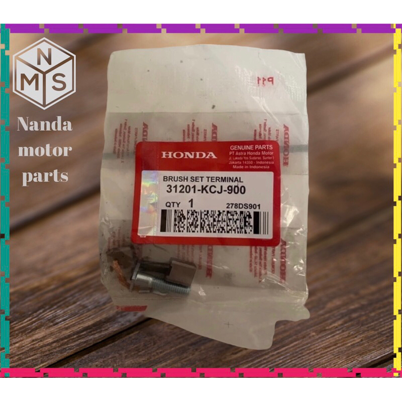 Arang Areng Cool Kul Brush Set Dinamo Starter Stater Honda Megapro Tiger