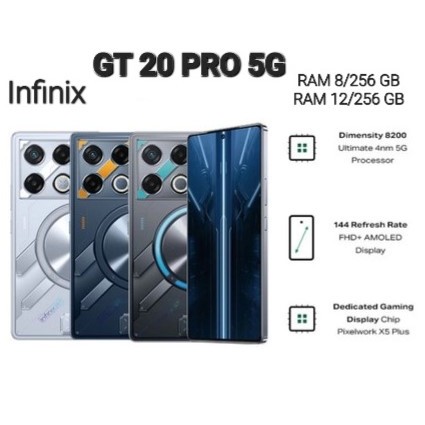 HP INFINIX GT 20 PRO 5G NFC RAM 8/256GB | RAM 12/256GB GARANSI RESMI