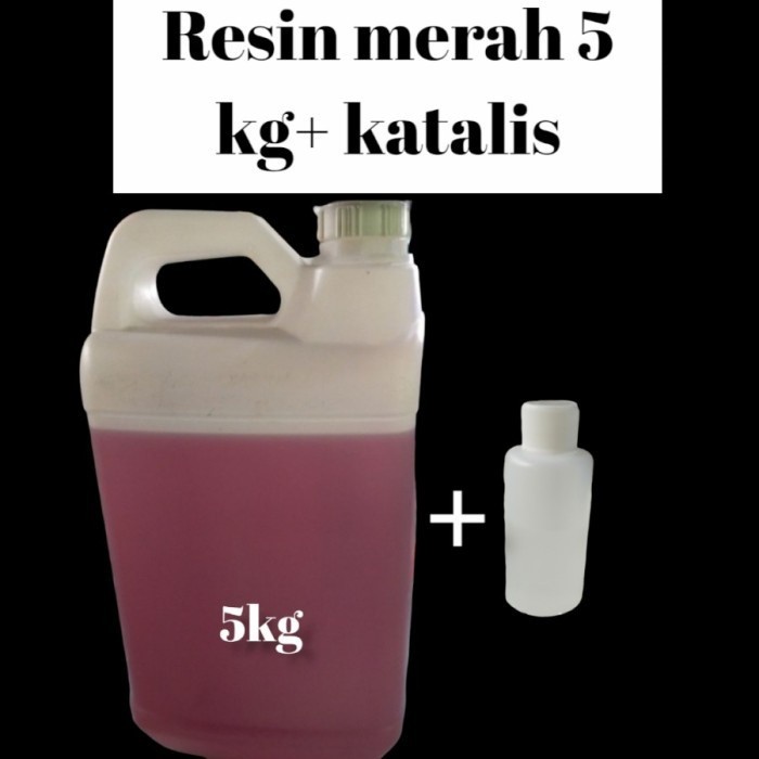 Resin Merah 5 Kg+Katalis