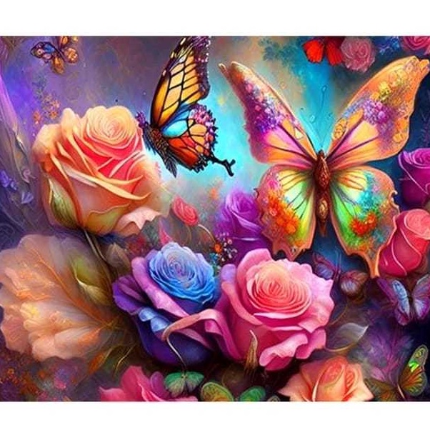 

DIY Diamond Painting Full Drill Lukisan Berlian Kerajinan Tangan 3x4cm y Y1A6