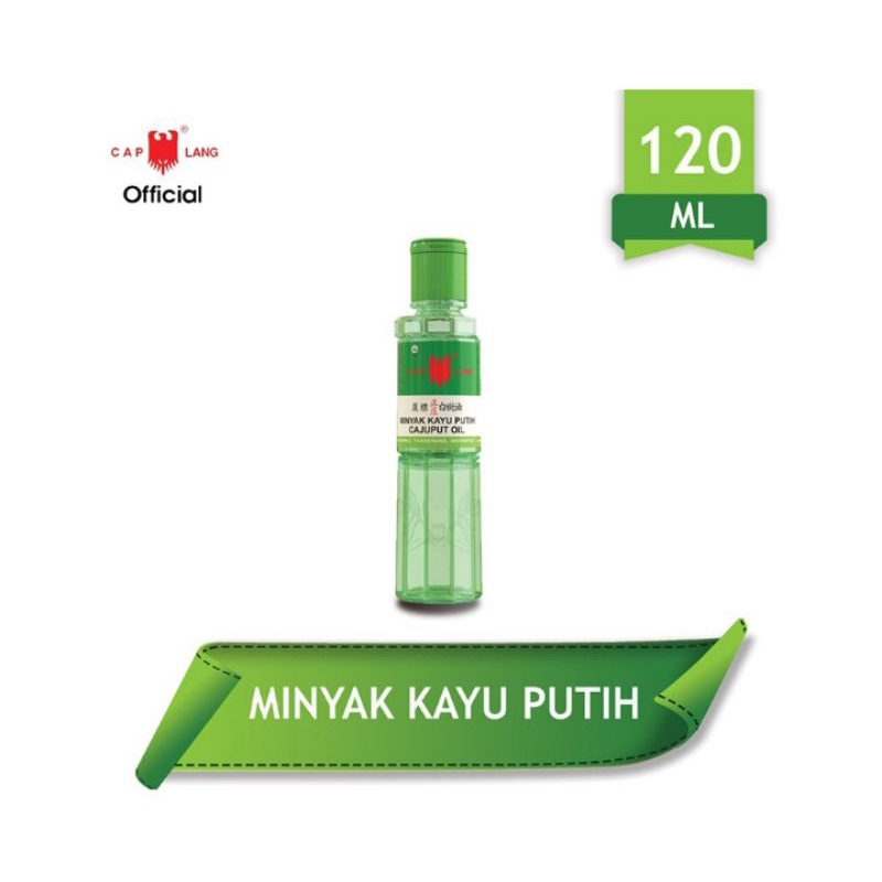 CAP LANG MINYAK KAYU PUTIH 120ML | CAP LANG MINYAK KAYU PUTIH PLUS 120 ML