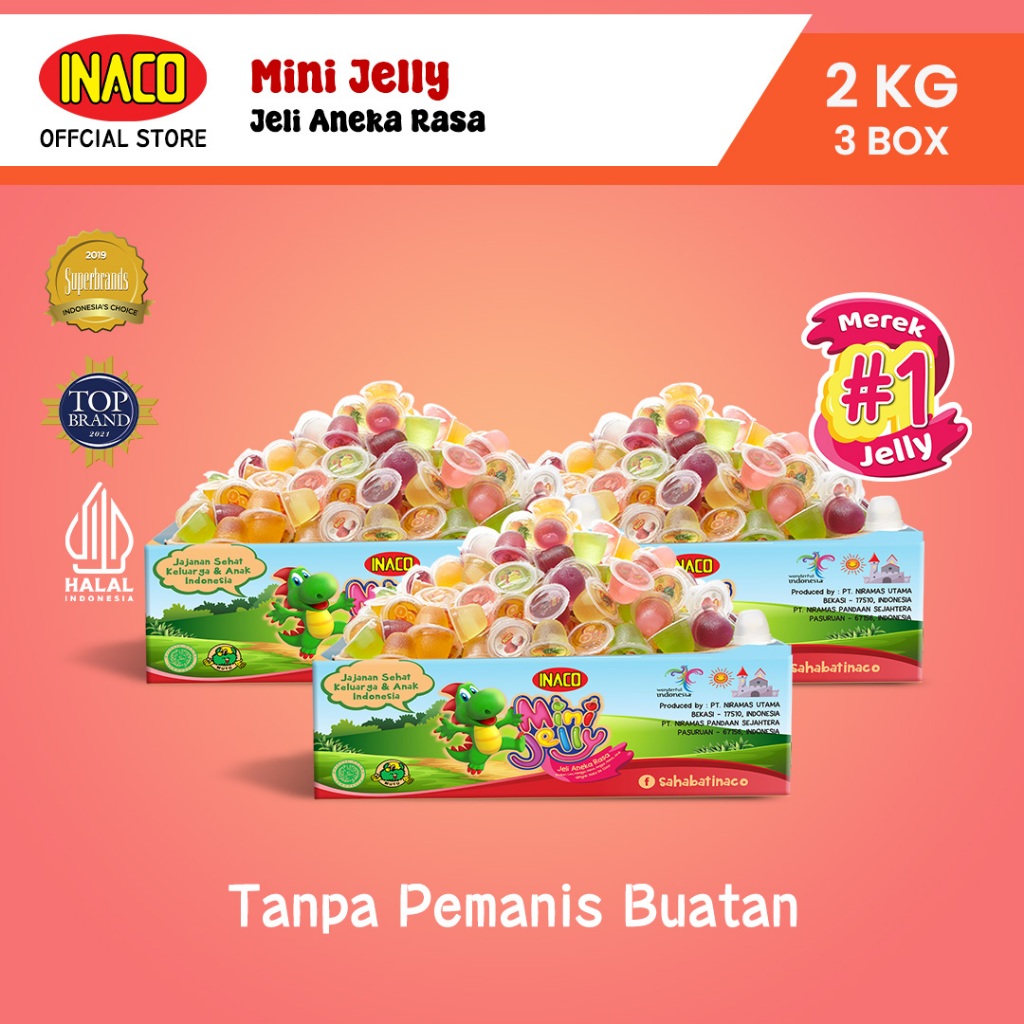 

INACO Mini Jelly 2kg - Triplepack