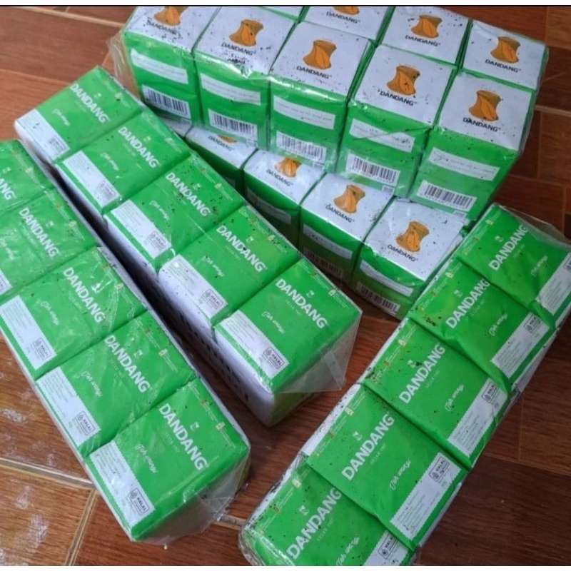 

Teh tubruk Cap Dandang Hijau, 1 Pack atau 10x40 gram, Wangi melati TANPA GELAS