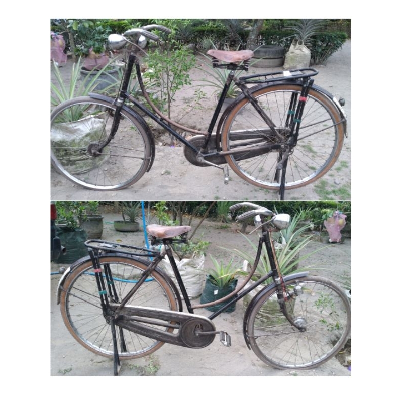 sepeda ontel jawa kuno merk BATAVUS jaman batavia  belanda