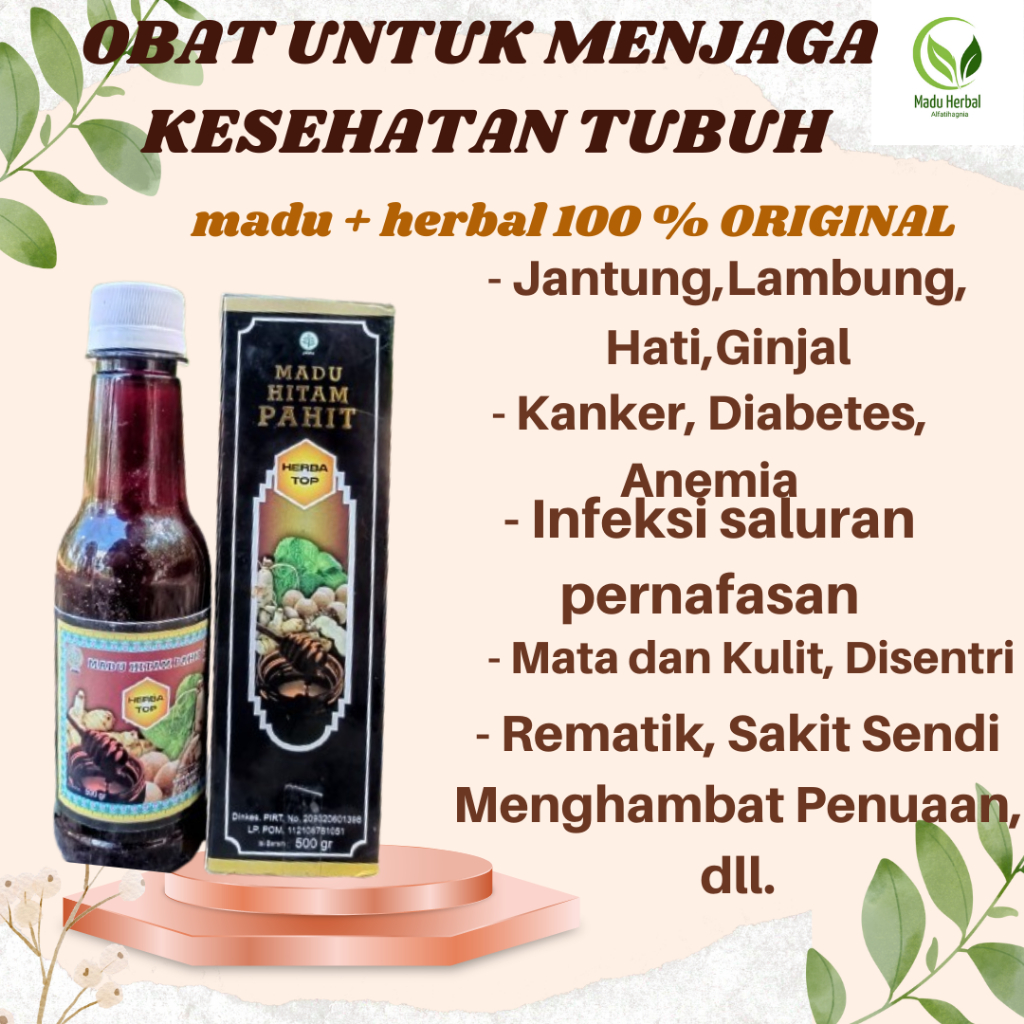 

madu hitam pahit herbal top melancarkan metabolisme tubuh obat herbal alami madu kesehatan