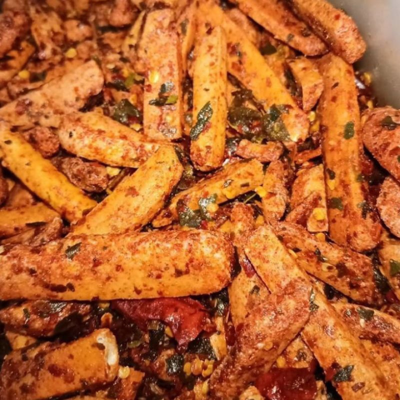 

Basreng Premium Murah 1 Kg Pedas Daun Jeruk