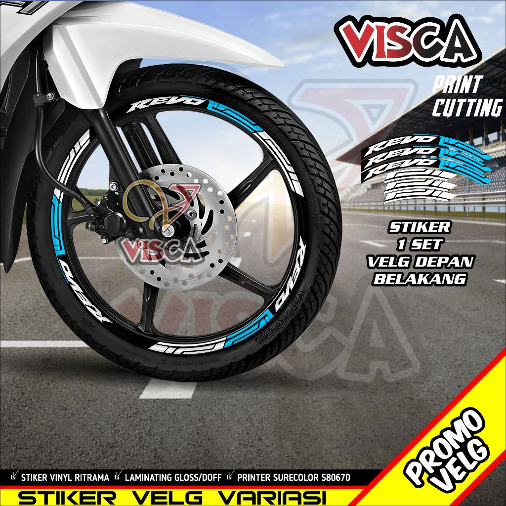 Stiker Velg List Velg Motor Stiker Velg Revo A01