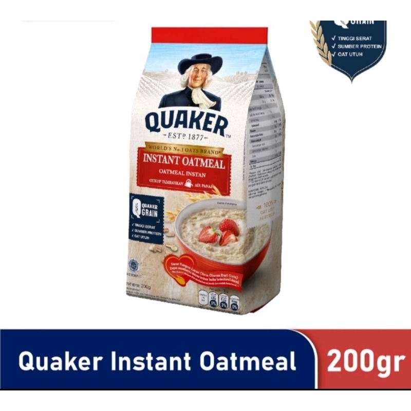 

quaker instan oatmeal 200gr