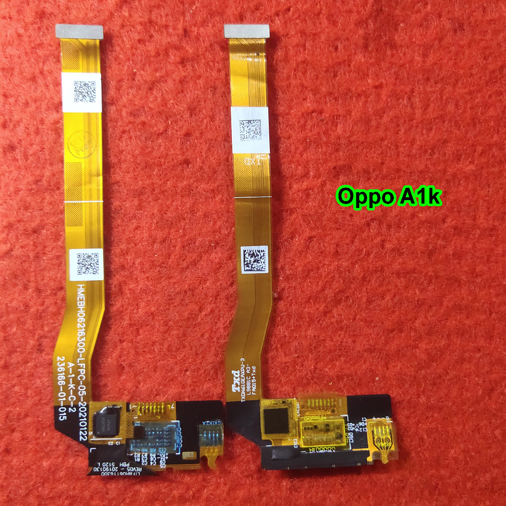 Oppo A1k fleksibel flexible konektor lcd copotan