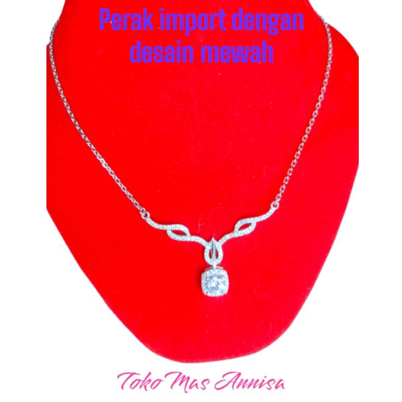 kalung Perak Import permata, Toko Mas Annisa