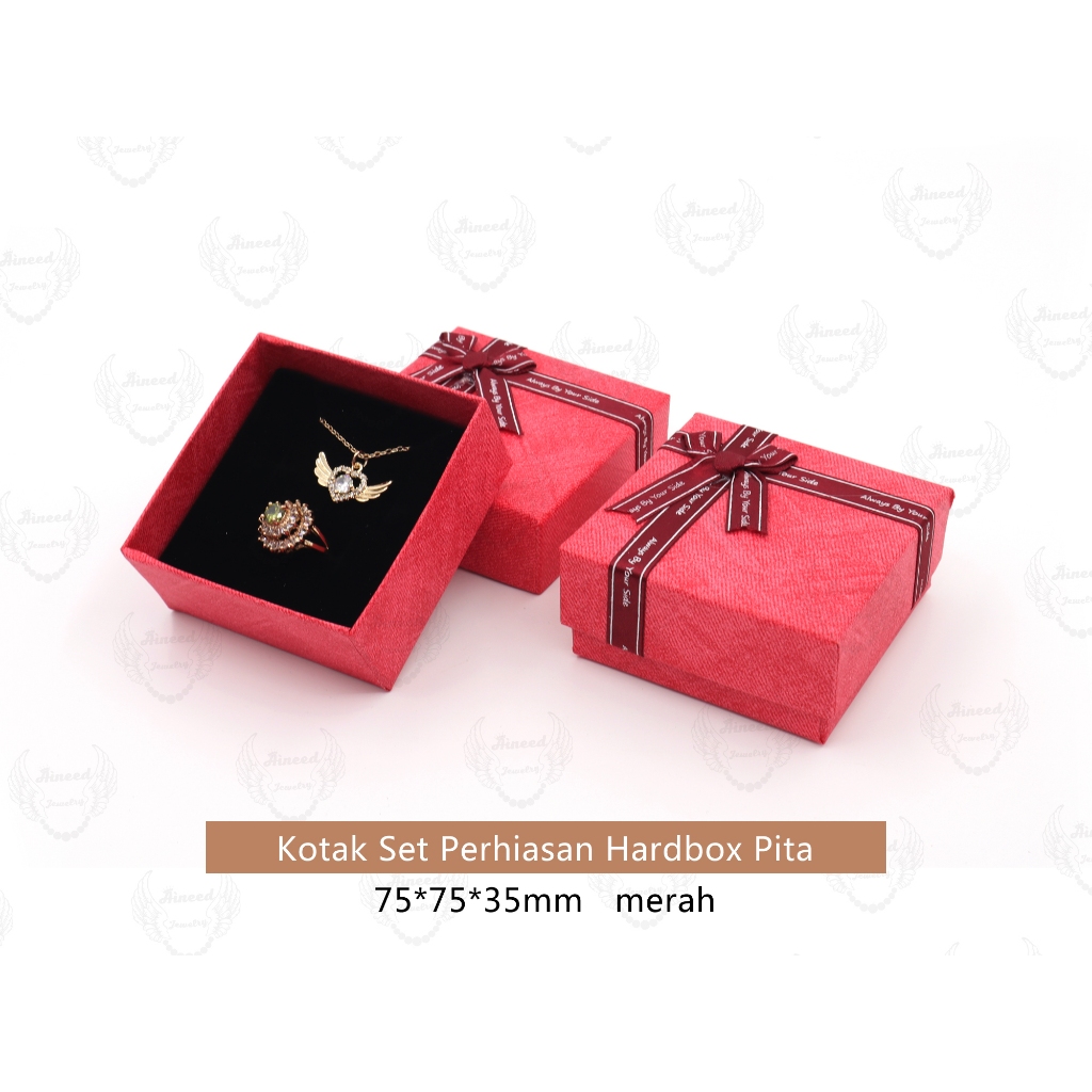 

Aineed｜Kotak Kado Set Perhiasan Cincin Kalung, Souvenir Box, Kotak Perhiasan, Kotak Perhiasan