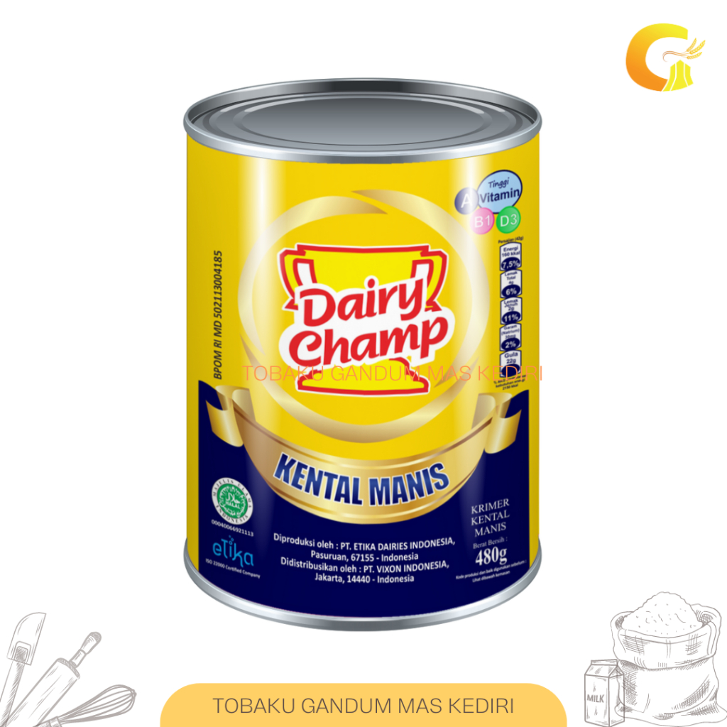 

Susu Krimer Kental Manis Dairy Champ 480 gr