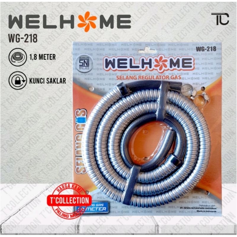 SELANG GAS WELHOME WG-218 tali kompor gas welhome selang kompor gas selang tabung gas