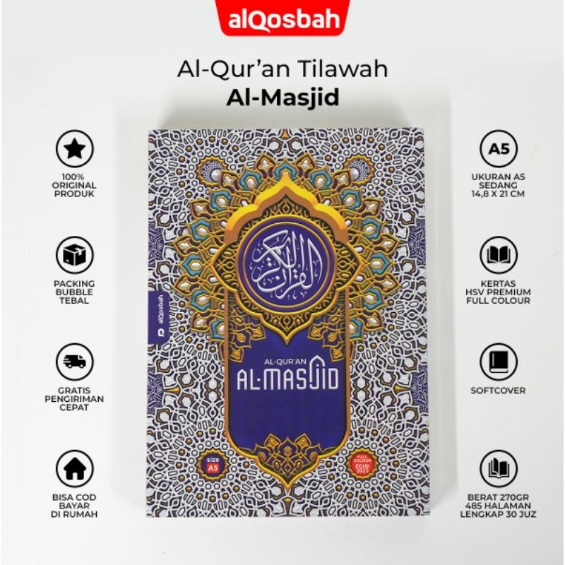 

(3pcs) Al Qur'an Tilawah Al Masjid