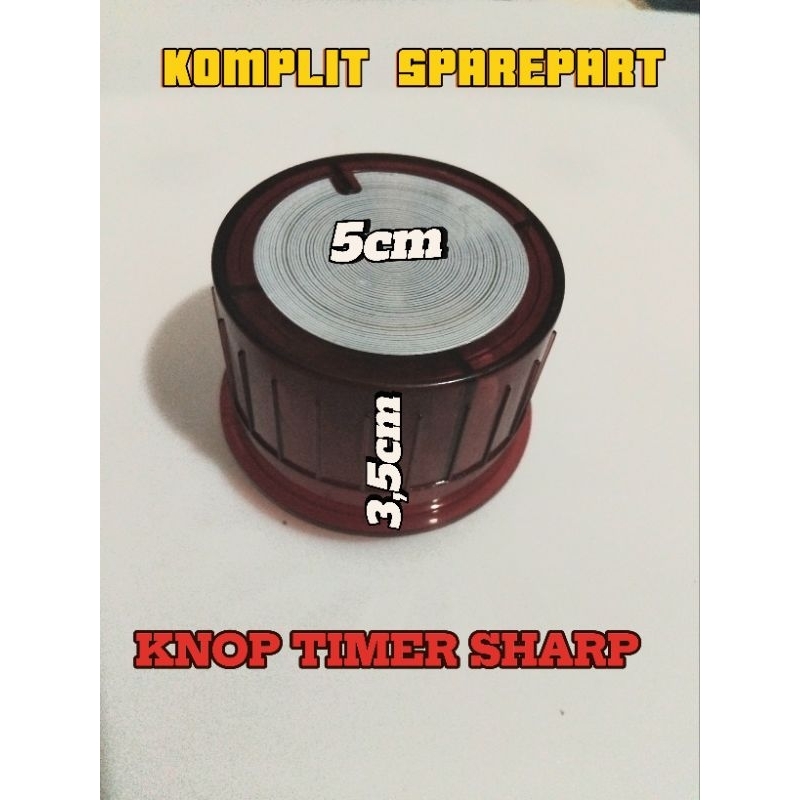 KNOP MESIN CUCI SHARP-KNOP TIMER SHARP-PEMUTAR MESIN CUCI SHARP MERAH