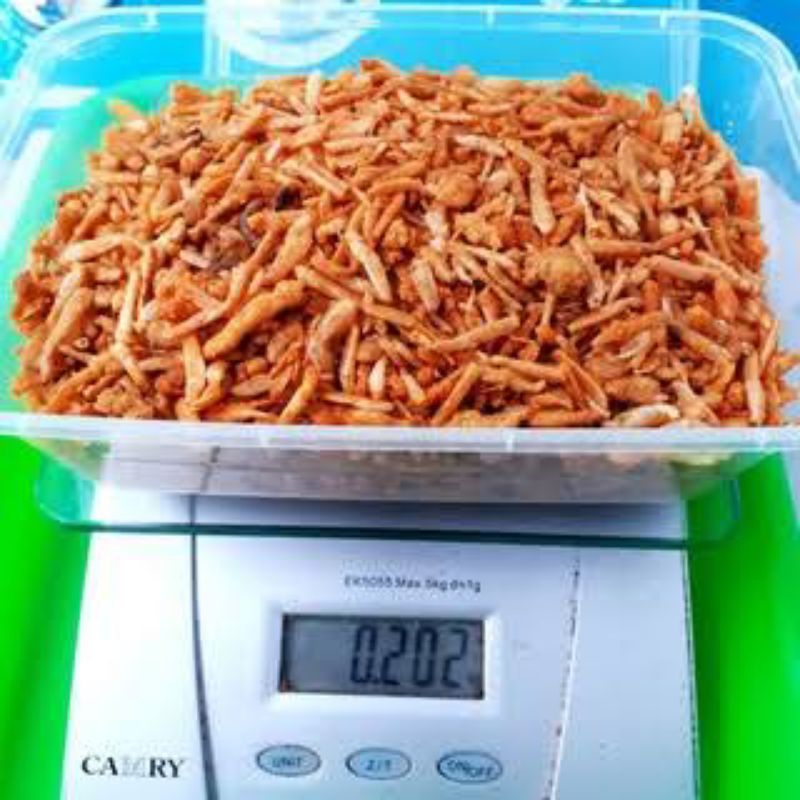 

Kaki /remahan baby crab 200 gram kemasan box