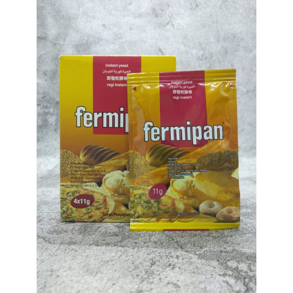 

Fermipan ragi instant Dus Sachet 4x11gr - 1dus (4x11gr)