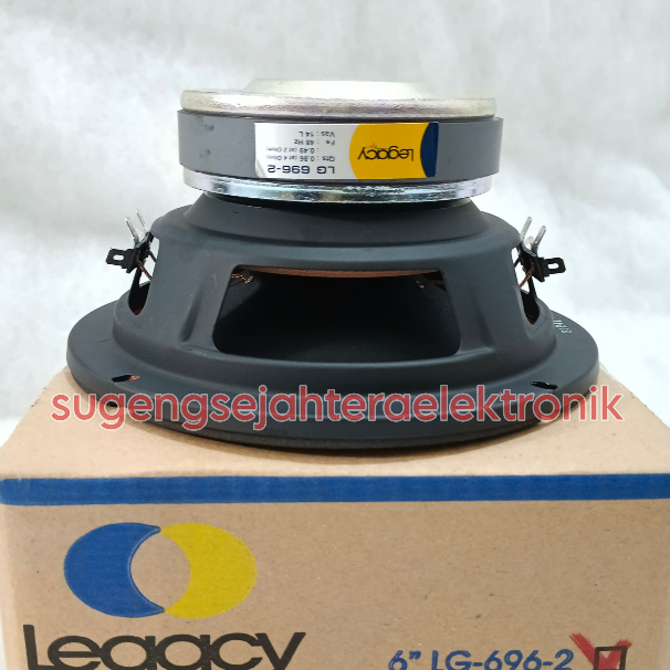 SPEAKER SUBWOOFER LEGACY 6 INCH LG 696 DOUBLE COIL