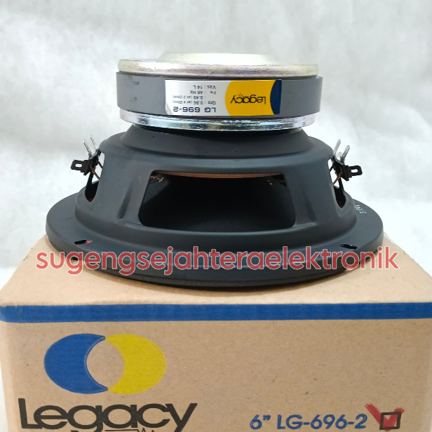 SPEAKER SUBWOOFER LEGACY 6 INCH LG 696 DOUBLE COIL