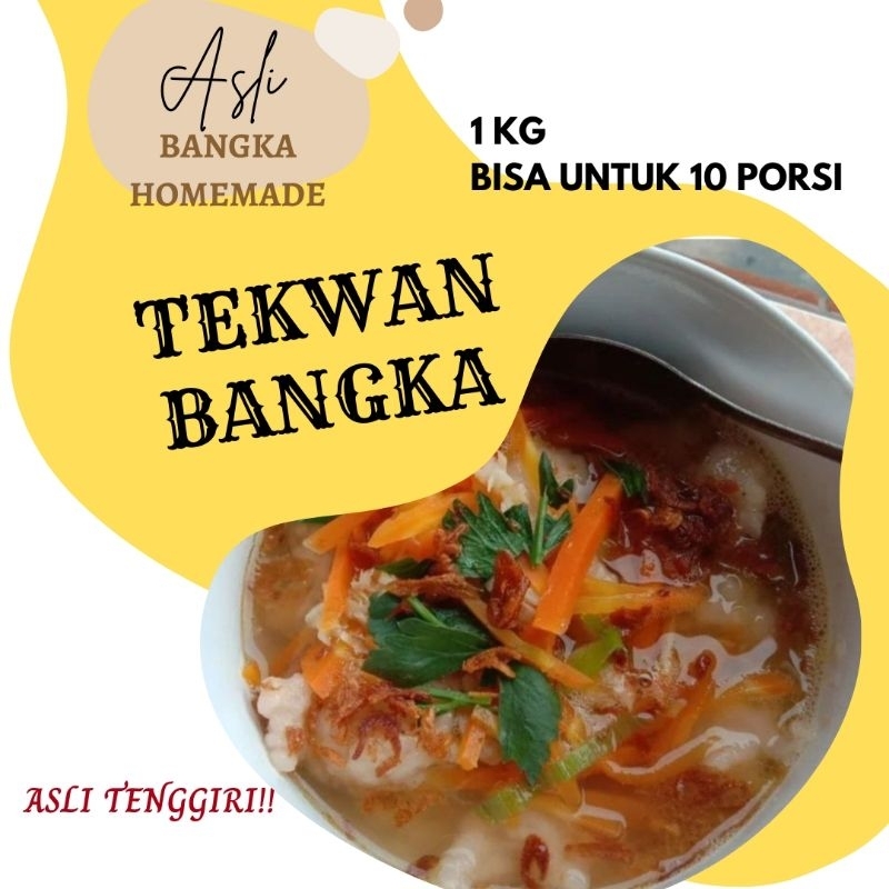 

TEKWAN TENGGIRI ASLI KENYAL | 1KG - Bisa Untuk 10 Porsi