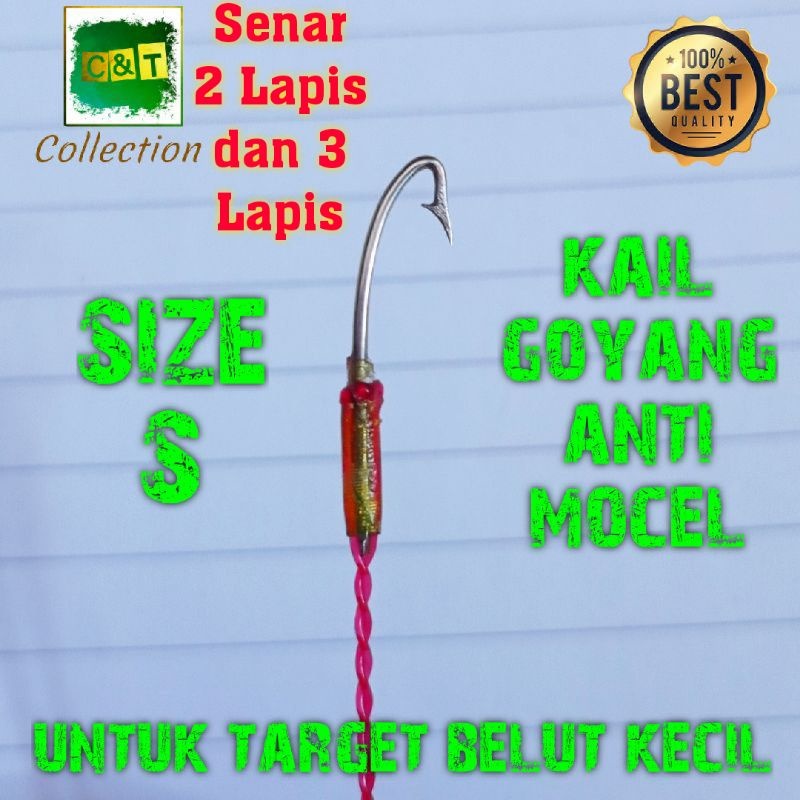 Kail Pancing Urek Belut Dan Pancing Belut Sidat Model Parang