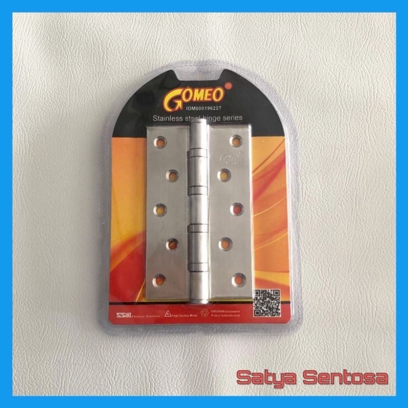 Engsel Pintu 5" Stainless Steel Gomeo 5 inch SUS 304