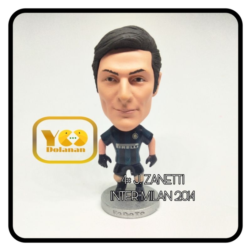 4# J. ZANETTI - INTER MILAN 2014 KODOTO SOCCERWE FIGURE PEMAIN BOLA