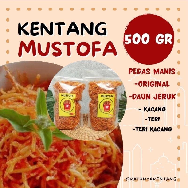 

Kentang Mustofa Pedas Manis 500 mg
