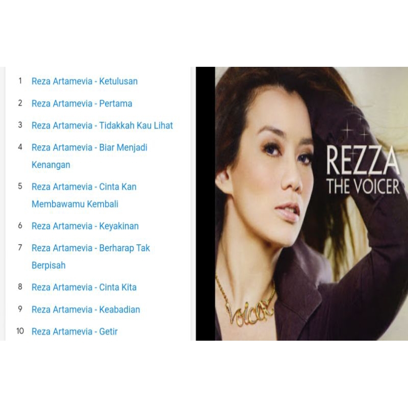 reza artamevia cd album the voicer 2009