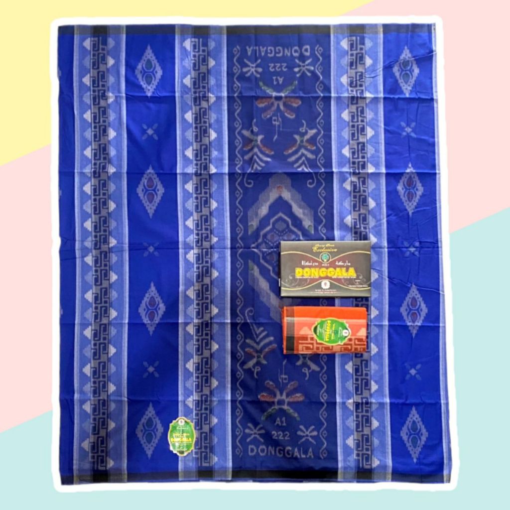 Sarung Tenun Donggala / Sarung Donggala A1 / Sarung Donggala Katun / Donggala Motif Toraja / Sarung 