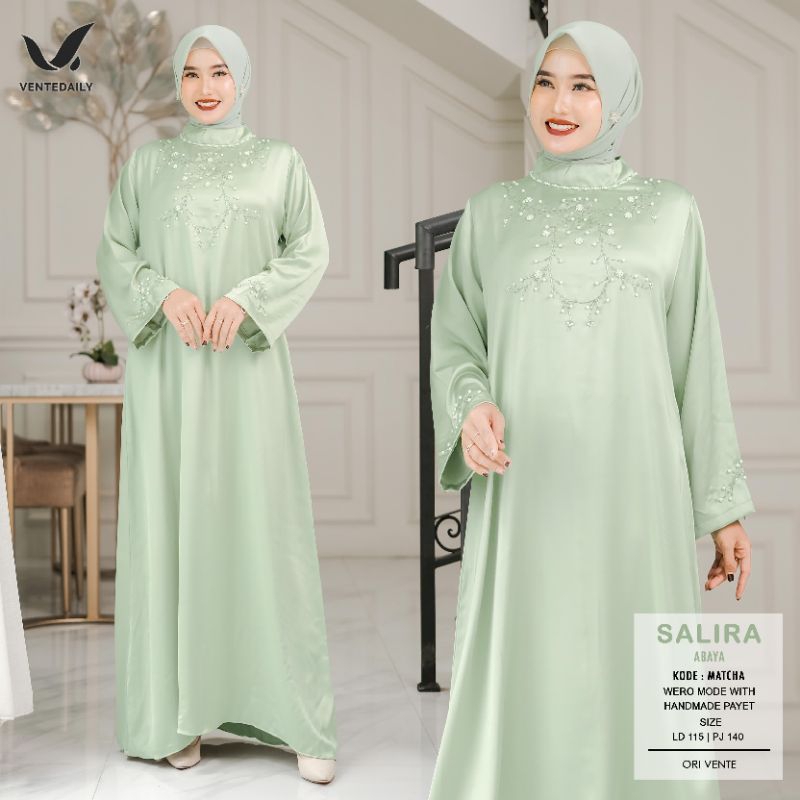 Salira Maxy Dress Polos Panjang Muslim Ventedaily LD 115 PJ 140